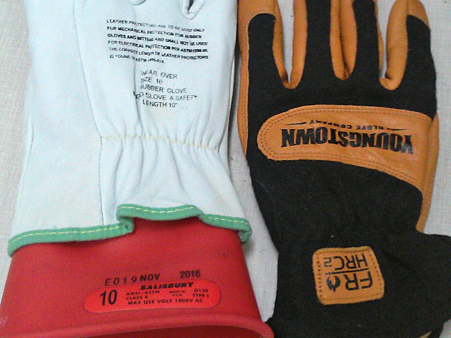 arc flash hand insulating gloves by BCH Electrical Safety COnsulting, Cleveland, Ohio