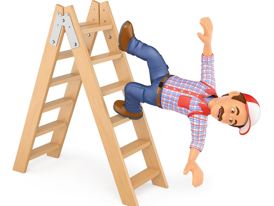 Even shocks from 120 volts can cause secondary injuries or death